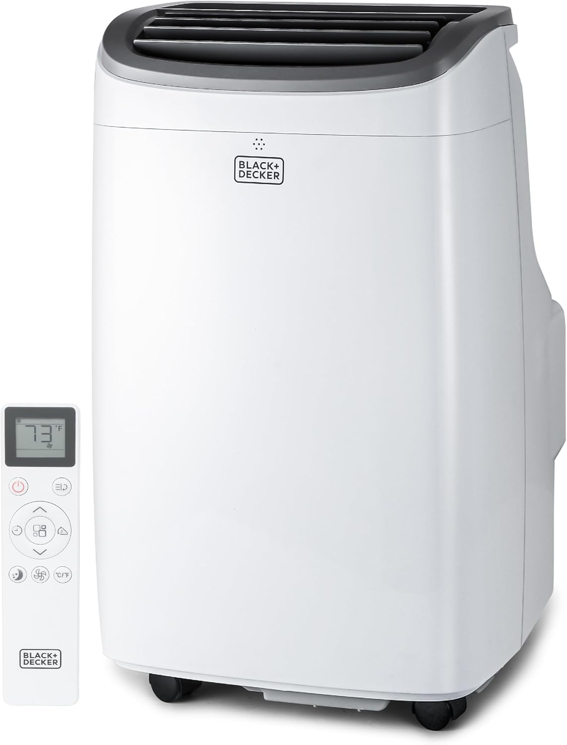 BLACK+DECKER Smart Portable Air Conditioner. 14.000 BTU for Rooms up to 700 Sq. Ft.. Smart Portable AC with Follow Me Remote and Window Kit.